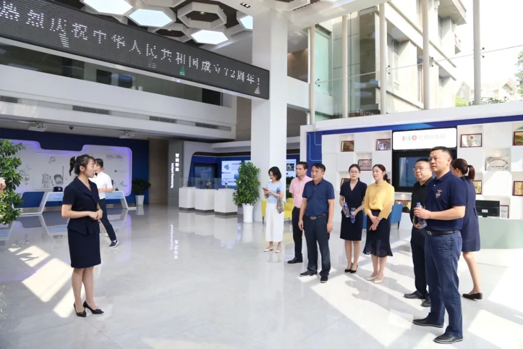 省工信厅中小企业领导莅临九江恒盛科技园参观指导！