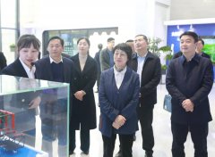 江西省委统战部副部长、省工商联党组书记高鹰群一行莅临九江恒盛科技园参观