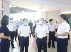 云龙区党政代表团莅临徐州恒盛智谷科技园参观考察！