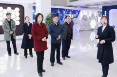 江西省工信厅党组成员、副厅长钱昀一行莅临九江恒盛科技园考察调研
